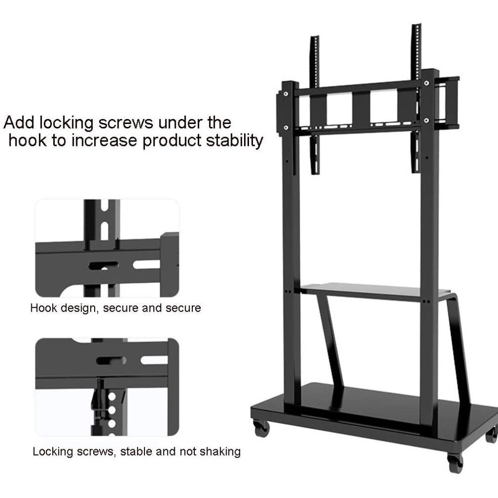 Techly ICA-TR30 signage display mount 2.54 m (100") Black - Afbeelding 8