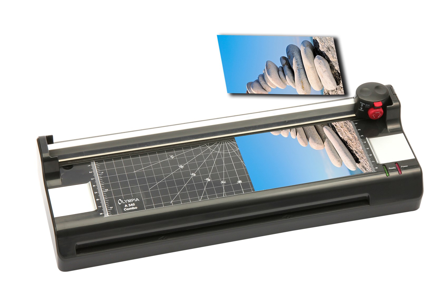 Olympia A 340 Combo Cold/hot laminator 250 mm/min Black - Afbeelding 4