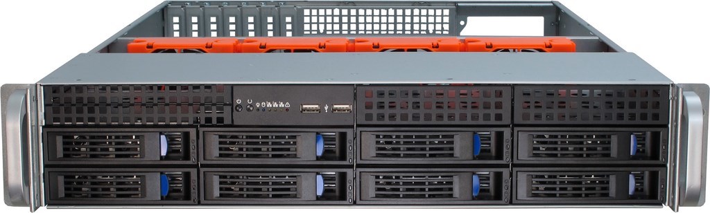 Inter-Tech IPC 2U-2408 Rack Black, Stainless steel - Afbeelding 4