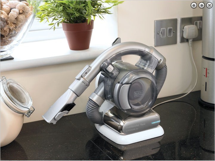 Black & Decker PD1820LF handheld vacuum Black, Chrome Bagless - Afbeelding 7
