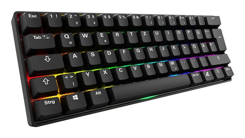Sharkoon 100065630 keyboard Home USB QWERTZ German Black