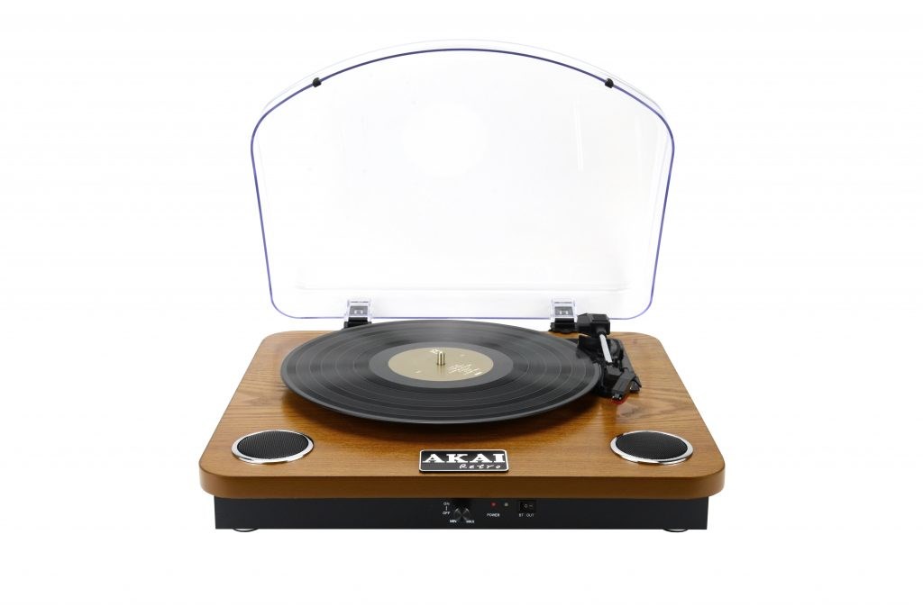 Akai ATT-11BT Belt-drive turntable, brown - Afbeelding 3