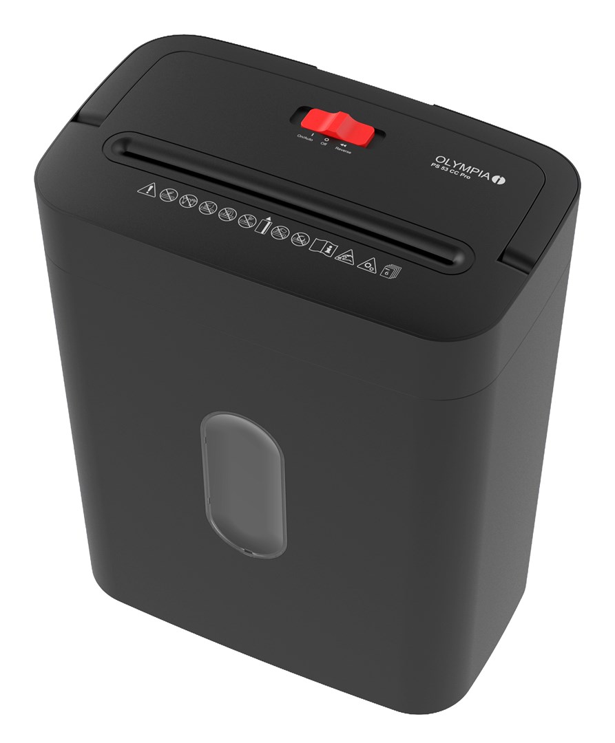 Olympia PS 53 CC Pro paper shredder Cross shredding 68 dB Black