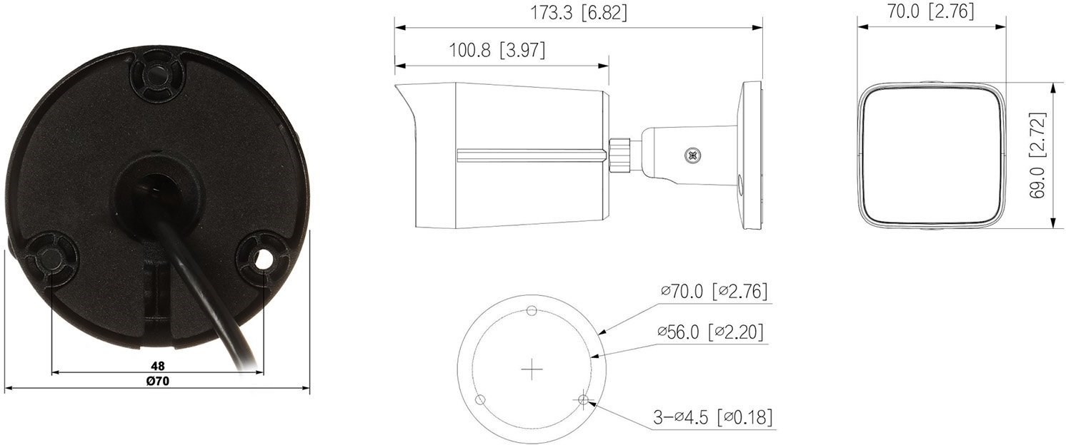 IP CAMERA DAHUA IPC-HFW1639TC-A-IL-0280B-S6 - Afbeelding 4