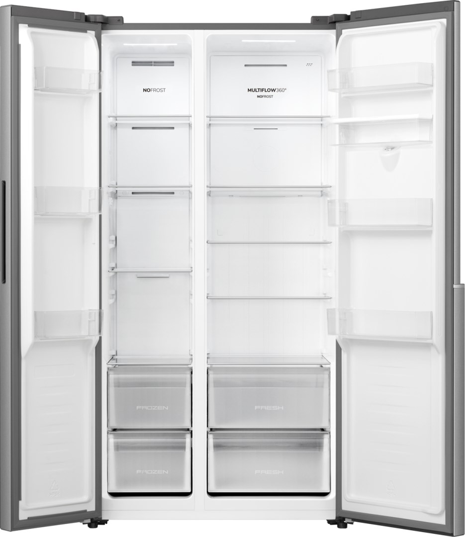Gorenje NRS917E41XWD side-by-side refrigerator Freestanding 541 L E Stainless steel - Afbeelding 7