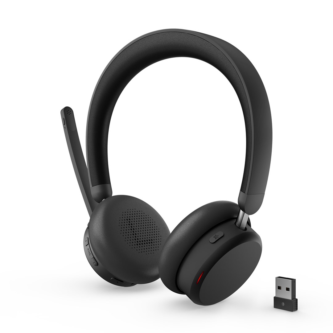 Lenovo ANC Headset 6550 Wireless Head-band Office/Call center USB Type-C Bluetooth Black - Afbeelding 13