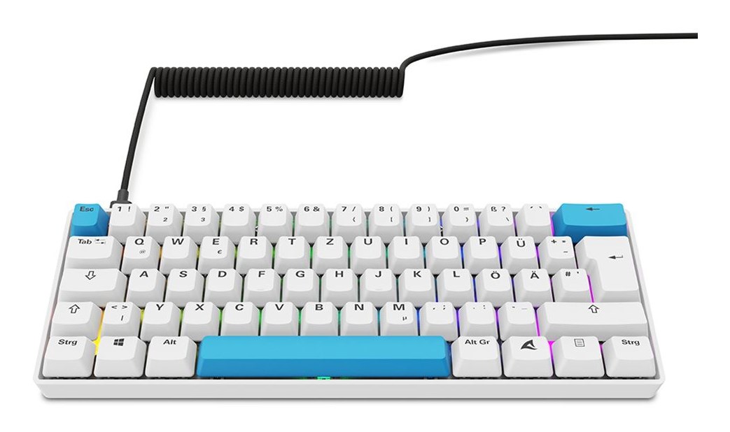 Sharkoon SGK50 S4 keyboard Home USB QWERTZ German White - Afbeelding 11