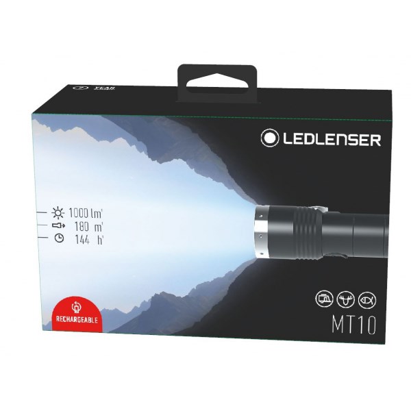 Ledlenser MT10 Black, Silver Hand flashlight LED - Afbeelding 4