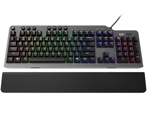 Lenovo Legion K500 keyboard Gaming USB QWERTY US English Black, Grey - Afbeelding 7