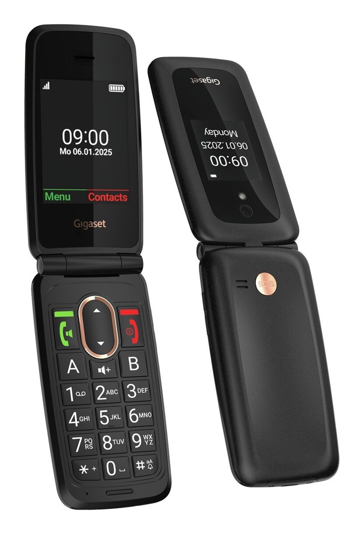 Gigaset GL795 7.11 cm (2.8") 142 g Black Senior phone - Afbeelding 3