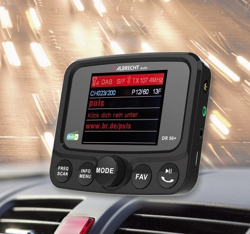 Albrecht DR 56+ DAB+ Car Digital Black - Afbeelding 5
