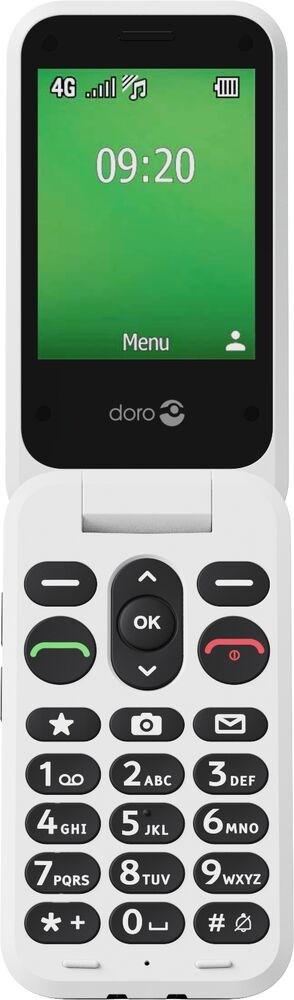 Doro Leva E22 7.11 cm (2.8") 127.8 g Black, White Feature phone - Afbeelding 3