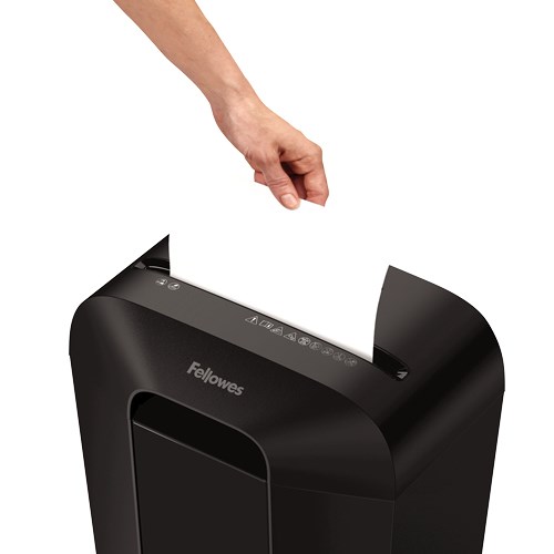 Fellowes Powershred LX41 paper shredder Particle-cut shredding Black - Afbeelding 3