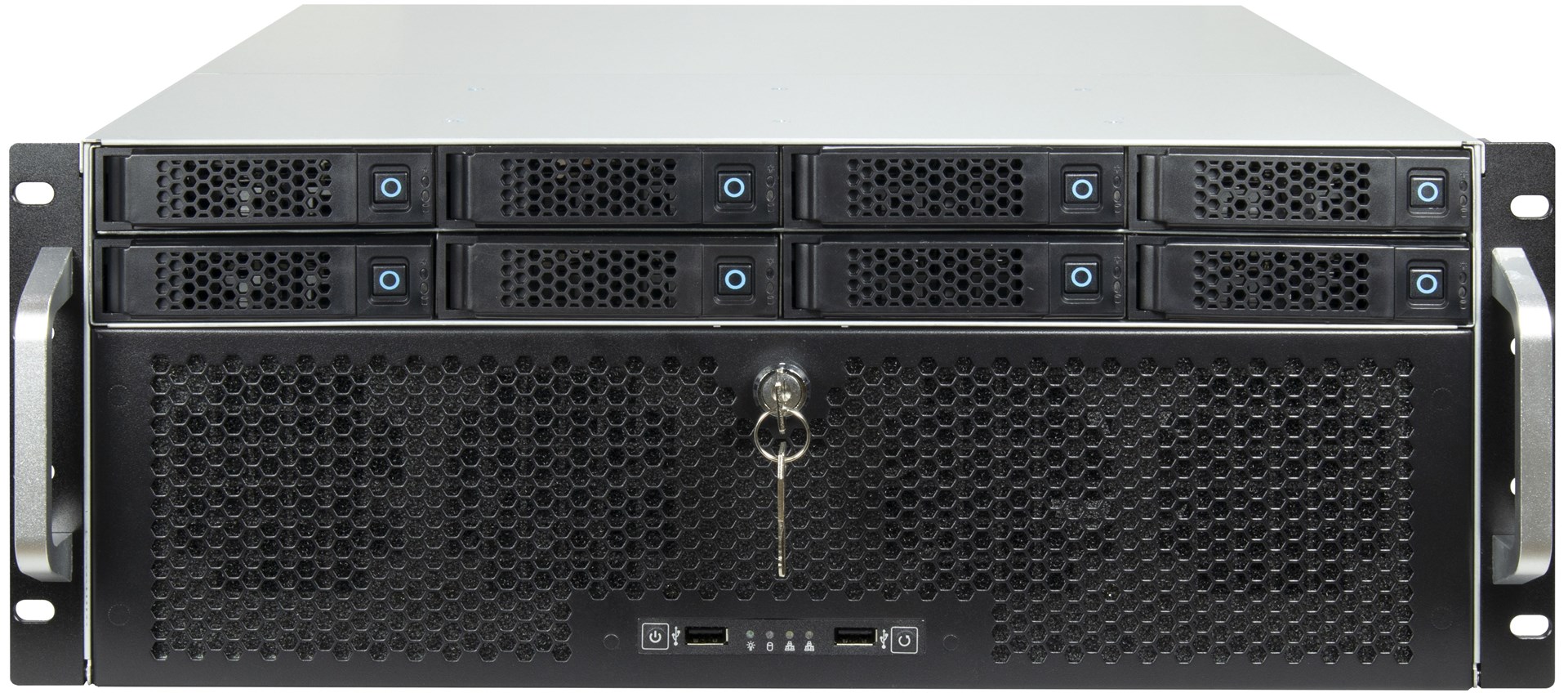 Inter-Tech 4U-4708 Rack Black - Afbeelding 2