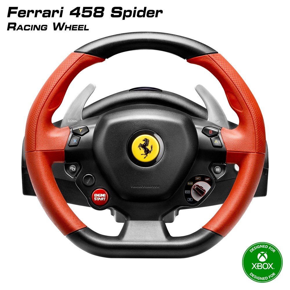 Thrustmaster | Steering Wheel Ferrari 458 Spider Racing Wheel | Black/Red - Afbeelding 17