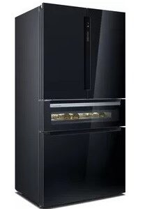 Siemens KF96RSBEA side-by-side refrigerator Freestanding 572 L Black