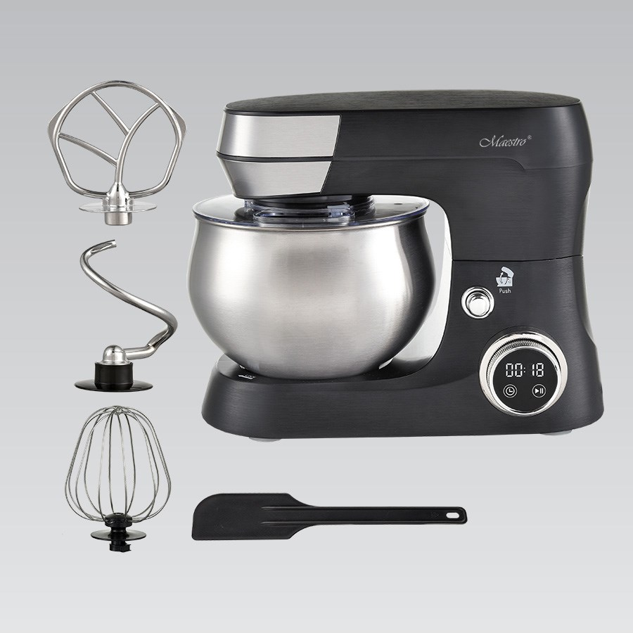 Feel Maestro MR-558 mixer Stand mixer 2000 W Black, Stainless steel - Afbeelding 5