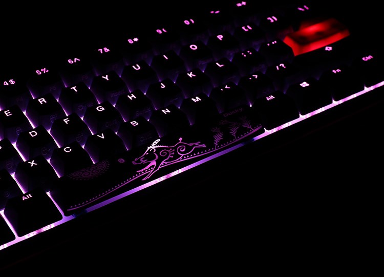 Ducky One 2 Mini RGB keyboard Gaming USB US English Black - Afbeelding 9
