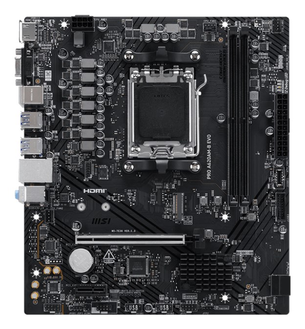 MSI PRO A620AM-B EVO motherboard AMD A620A Socket AM5 ATX - Afbeelding 6