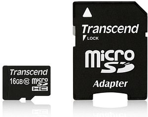 Transcend microSDXC/SDHC Class 10 UHS-I 16GB with Adapter - Afbeelding 3