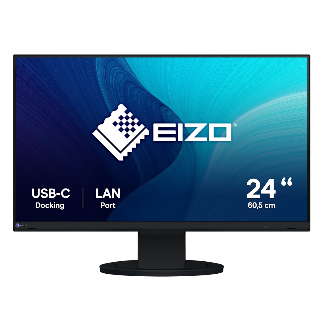 EIZO FlexScan EV2490-BK computer monitor 60.5 cm (23.8") 1920 x 1080 pixels Full HD LCD Black