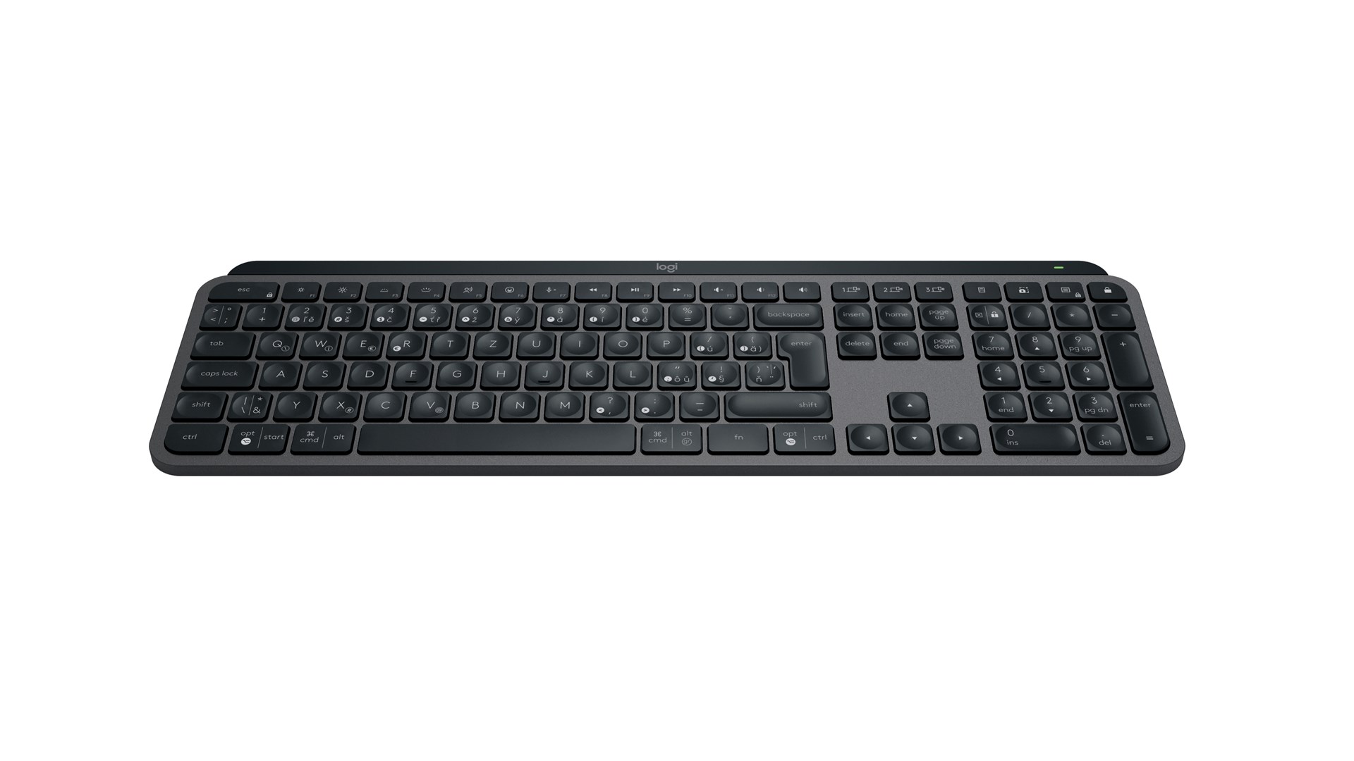 Logitech MX Keys S Advanced Wireless Illuminated Keyboard - CZ/SK - GRAPHITE - Afbeelding 7