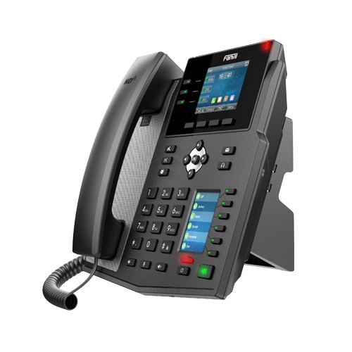 Fanvil X4U IP phone Black 12 lines LCD Wi-Fi - Afbeelding 4