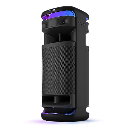 Sony ULT TOWER 10 - Ultimate Bluetooth Party Speaker with ULT POWER SOUND, Ultimate Deep BASS, X-Balanced Speakers, 360 LED Lighting, Party Features, Wireless Mic, Portable, Castor Wheels - Black