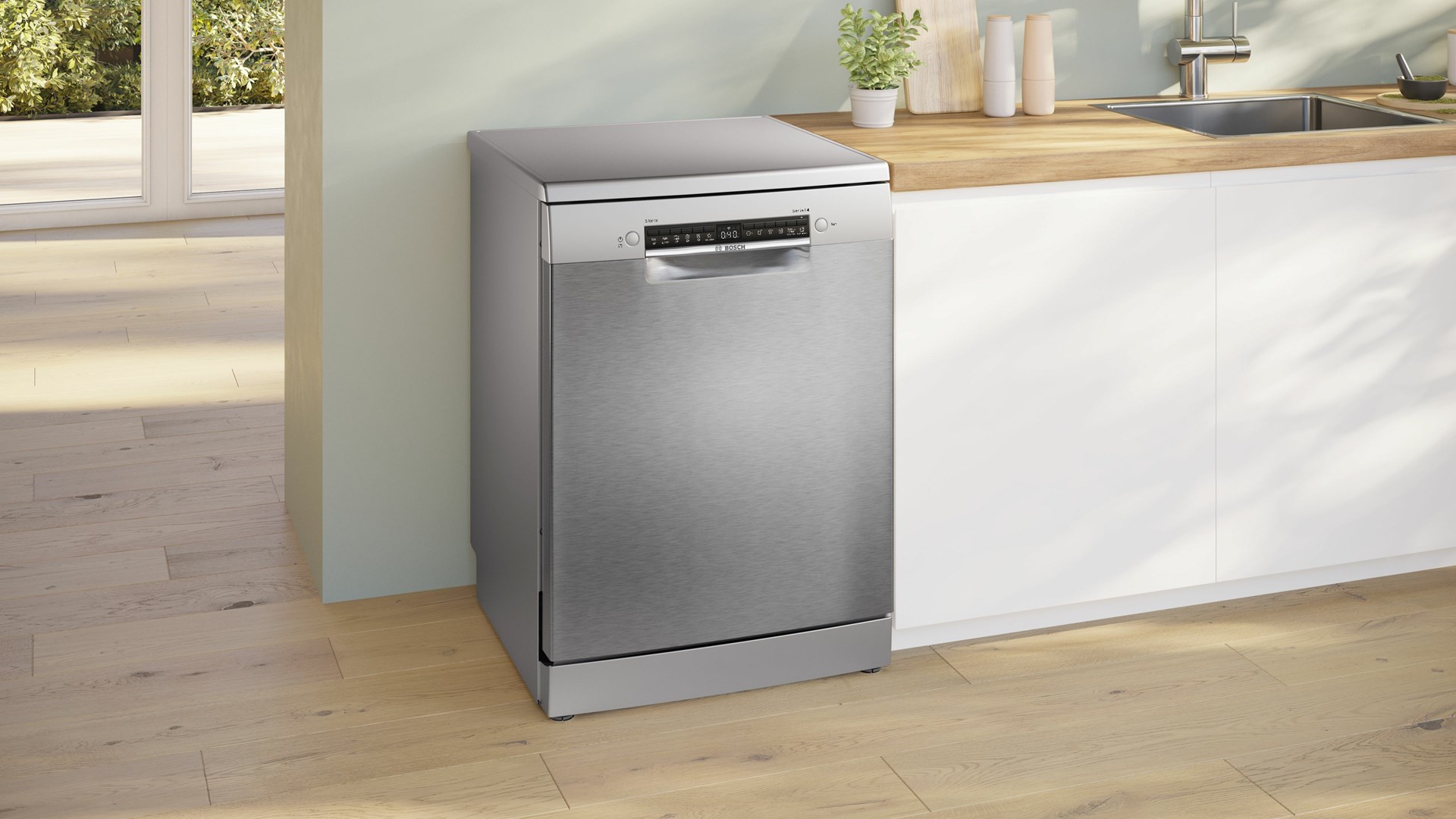 Bosch Serie 4 SMS4HMI07E dishwasher Freestanding 14 place settings D - Afbeelding 3