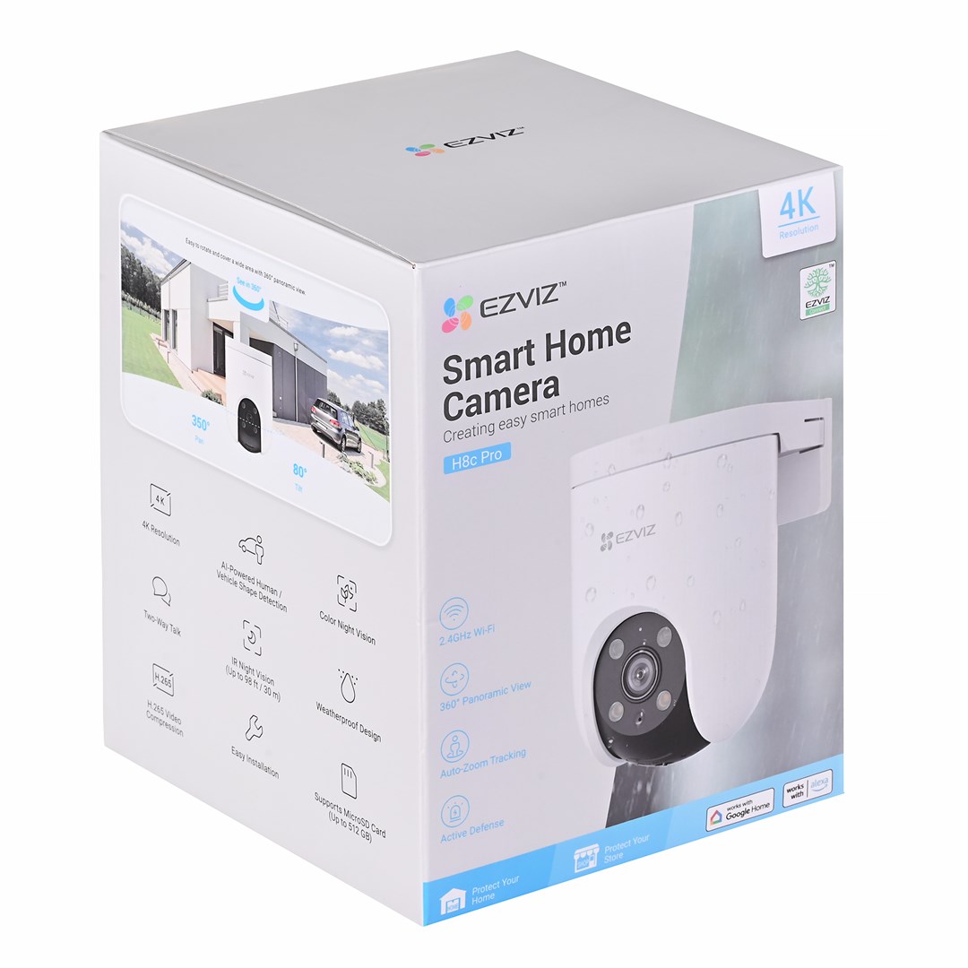 EZVIZ H8c Pro 4K Dome IP security camera Outdoor 3840 x 2160 pixels Ceiling - Afbeelding 10