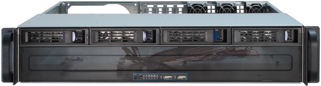 Inter-Tech IPC 2U-2404S Rack Black, Silver - Afbeelding 4