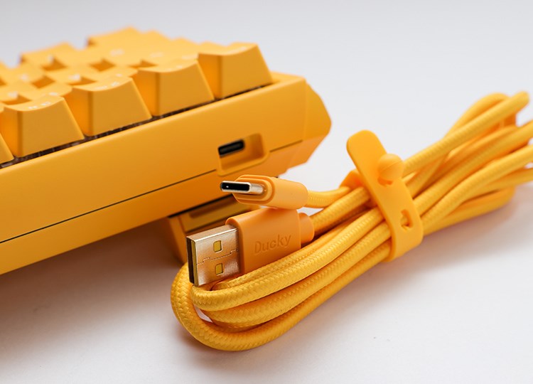 Ducky One 3 Yellow Mini keyboard Gaming USB German - Afbeelding 15