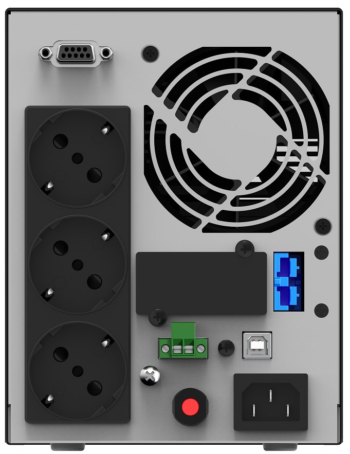 PowerWalker VFI 1000 AT uninterruptible power supply (UPS) Double-conversion (Online) 1 kVA 900 W 3 AC outlet(s) - Afbeelding 3