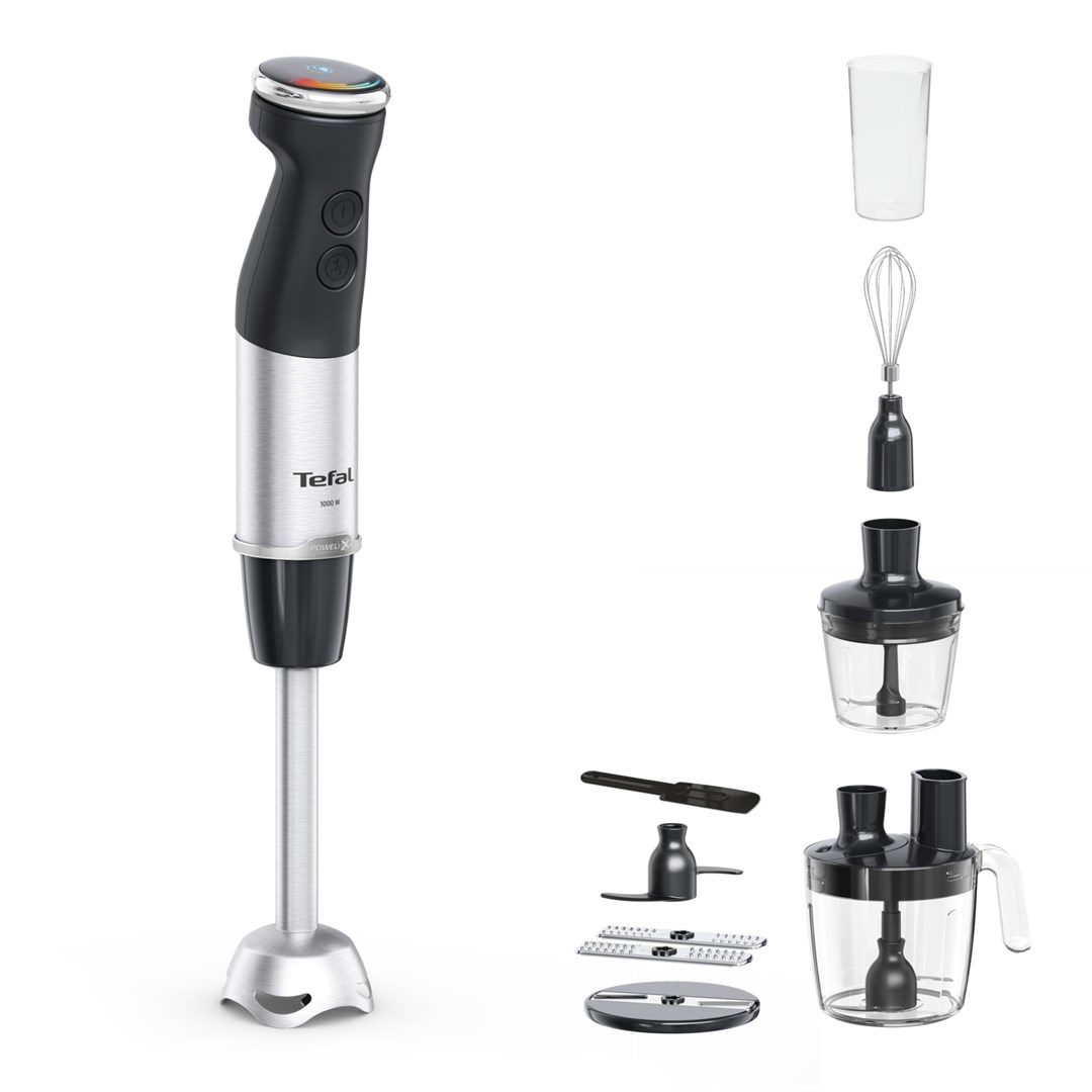 Tefal Quickchef+ HB67G830 blender 0.8 L Immersion blender 1000 W Black, Stainless steel - Afbeelding 19