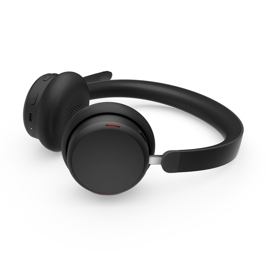Lenovo 6550 Headset Wireless Head-band Office/Call center USB Type-C Bluetooth Black - Afbeelding 17
