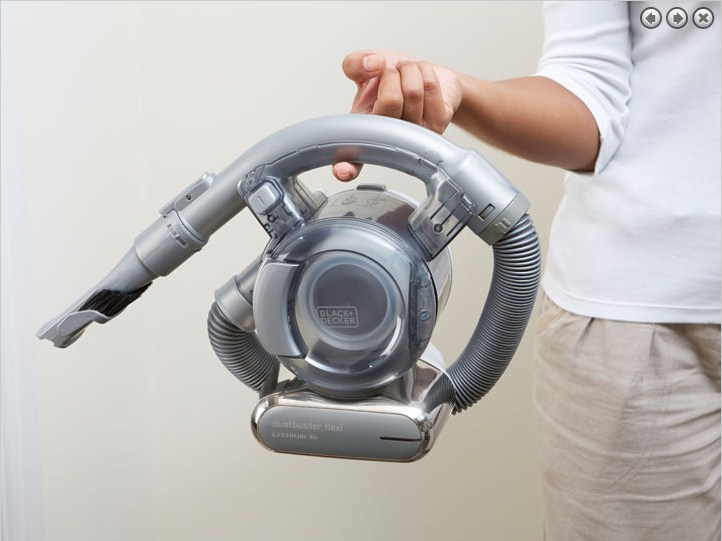Black & Decker PD1820LF handheld vacuum Black, Chrome Bagless - Afbeelding 9