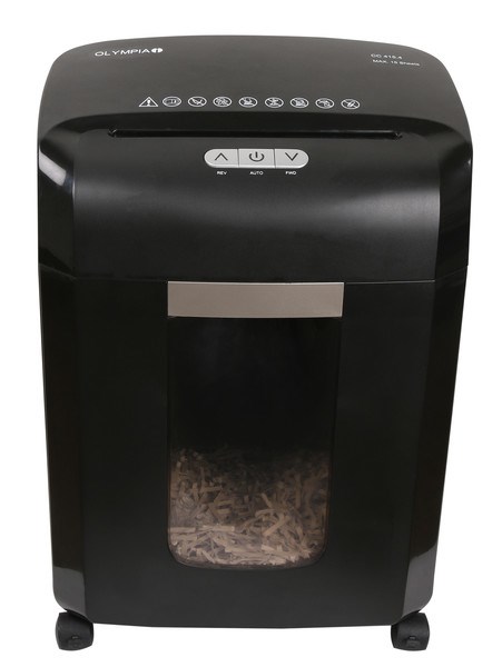Olympia CC 415.4 paper shredder Cross shredding 65 dB 22 cm Black - Afbeelding 3