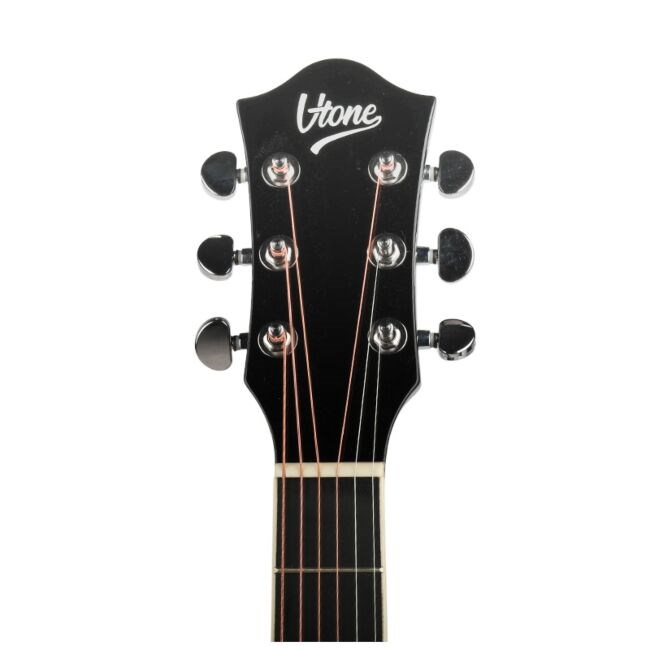 V-TONE AG Two BK - 4/4 acoustic guitar, black - Afbeelding 5