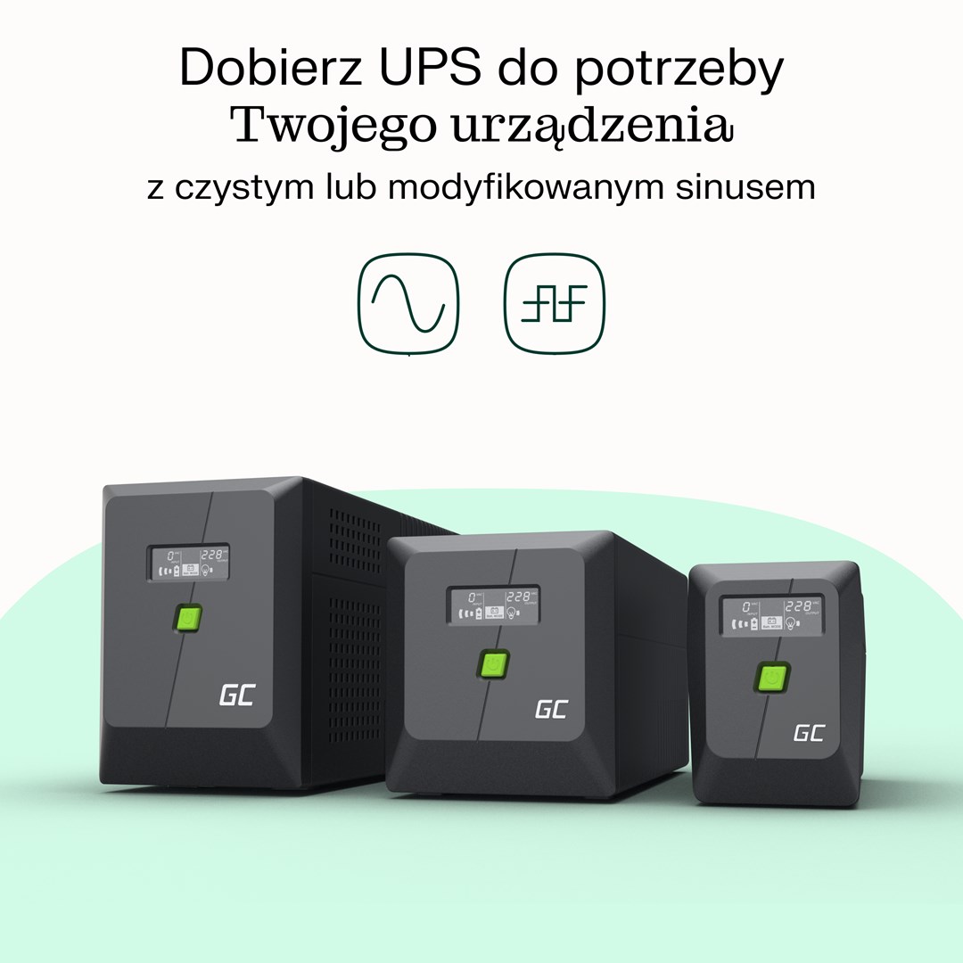 Green Cell uninterruptible power supply (UPS) Line-Interactive 0.75 kVA 480 W 4 AC outlet(s) - Afbeelding 7