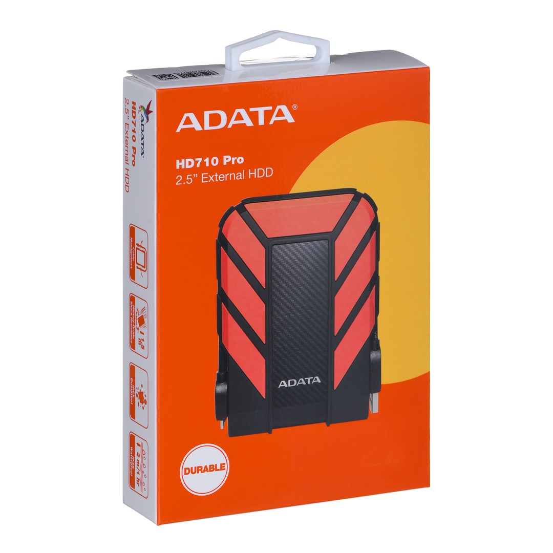ADATA HD710 Pro external hard drive 1000 GB Black, Red - Afbeelding 4