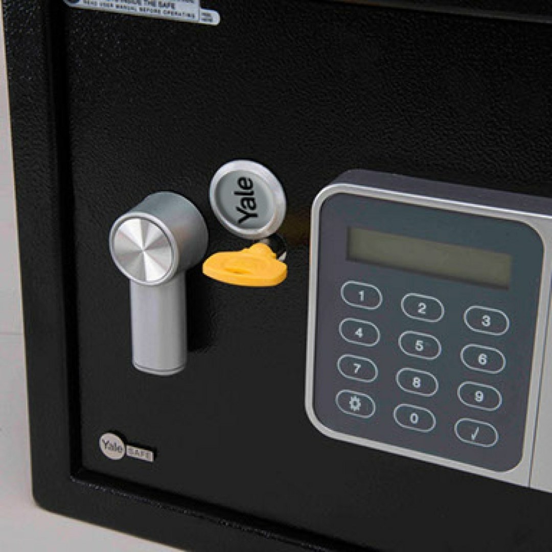 Yale YSG/250/DB2 Free Standing Safe 16 l Steel Black - Afbeelding 5