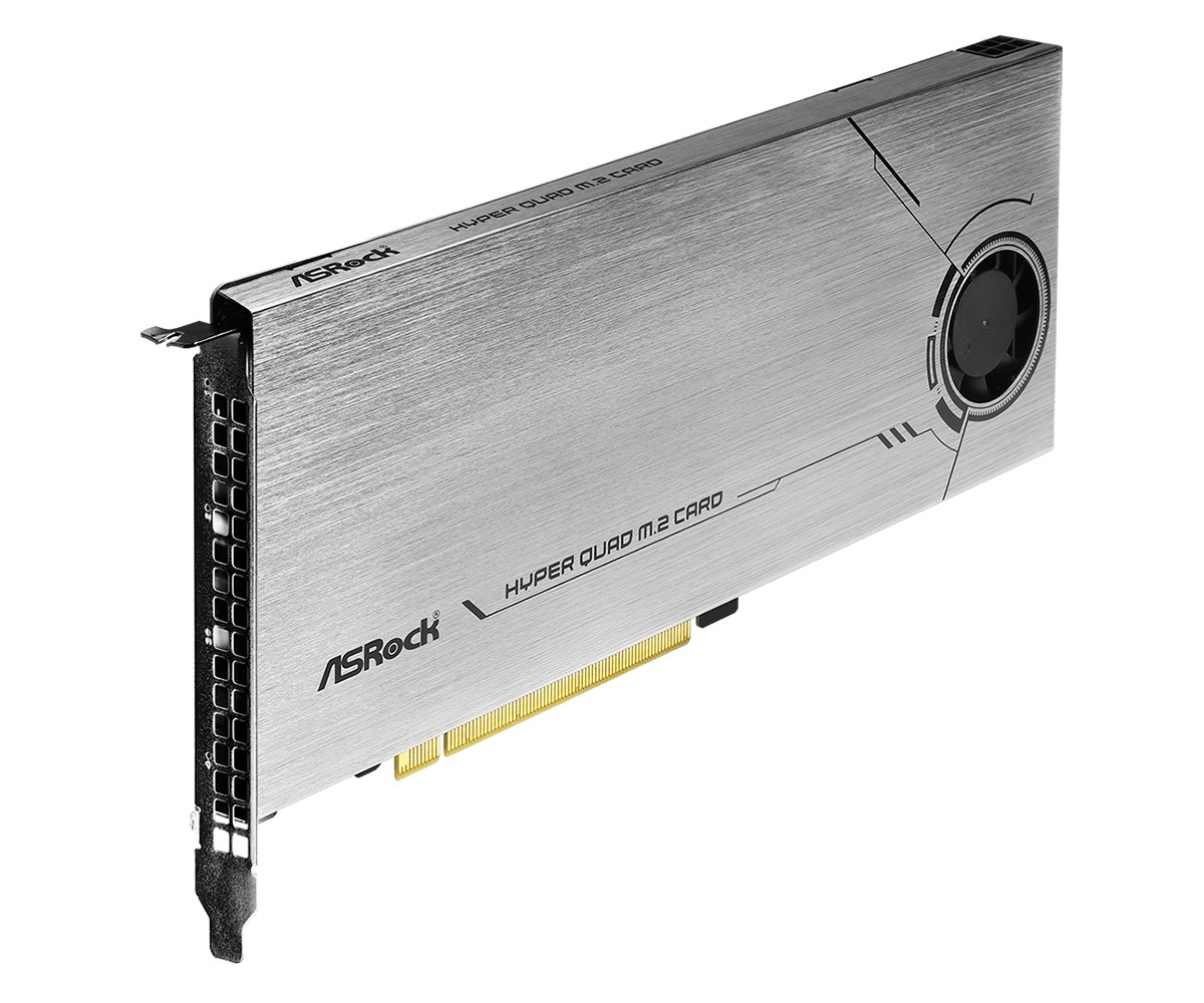 Asrock Hyper Quad M.2 interface cards/adapter Internal - Afbeelding 3