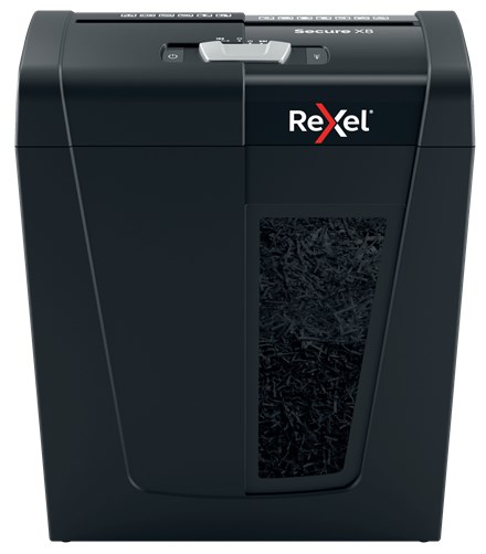 Rexel Secure X8 paper shredder Cross shredding 70 dB Black - Afbeelding 8