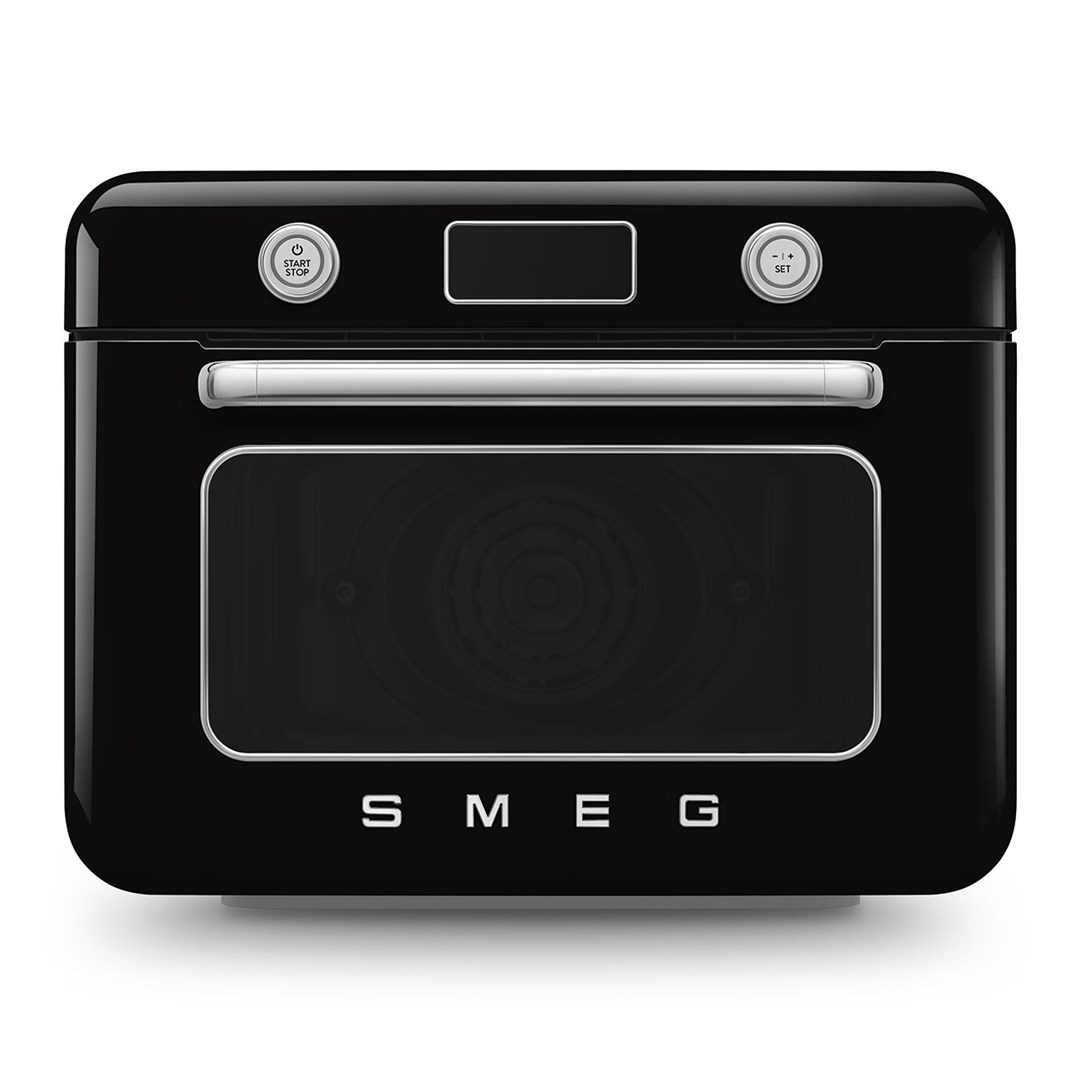 Smeg COF01BLEU steam oven Small Black Buttons, Rotary