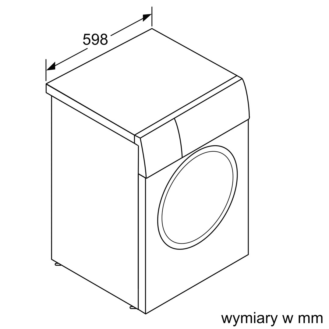 Bosch WAN2813APL Series 4 Front-loading washing machine 8 kg 1400 rpm White - Afbeelding 8