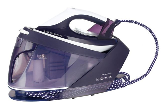 Emerio SG-123562 steam ironing station 2200 W 1.5 L Ceramic soleplate Purple, White