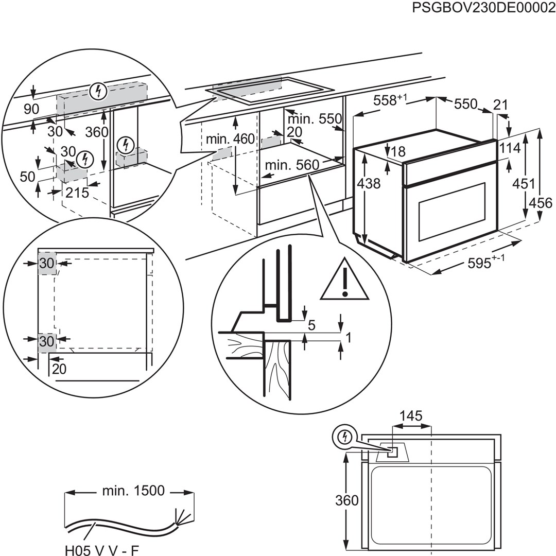 ELECTROLUX LVL8E09Z oven - Afbeelding 2