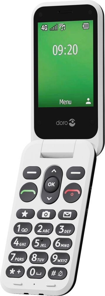 Doro Leva E22 7.11 cm (2.8") 127.8 g Black, White Feature phone - Afbeelding 6