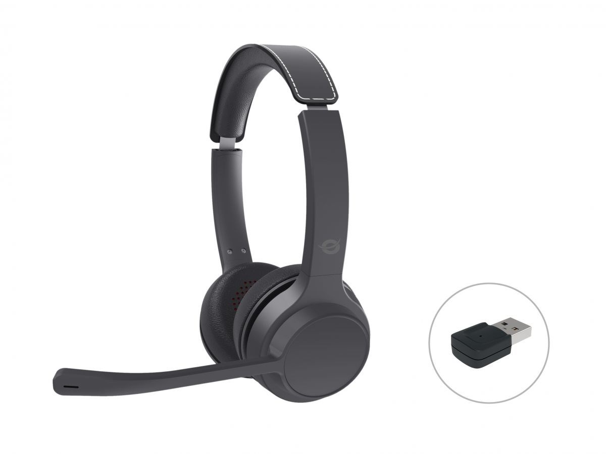 Conceptronic POLONA04BA Bluetooth Stereo Headset with USB Audio Adapter - Afbeelding 5