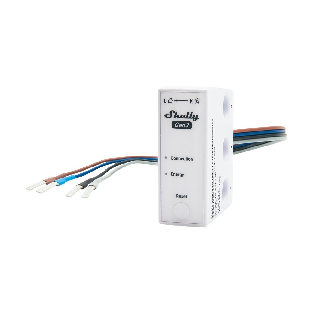 Shelly 3EM-63T Gen3 single-channel energy meter - Afbeelding 4